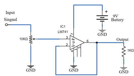 運(yùn)放電壓跟隨器電路